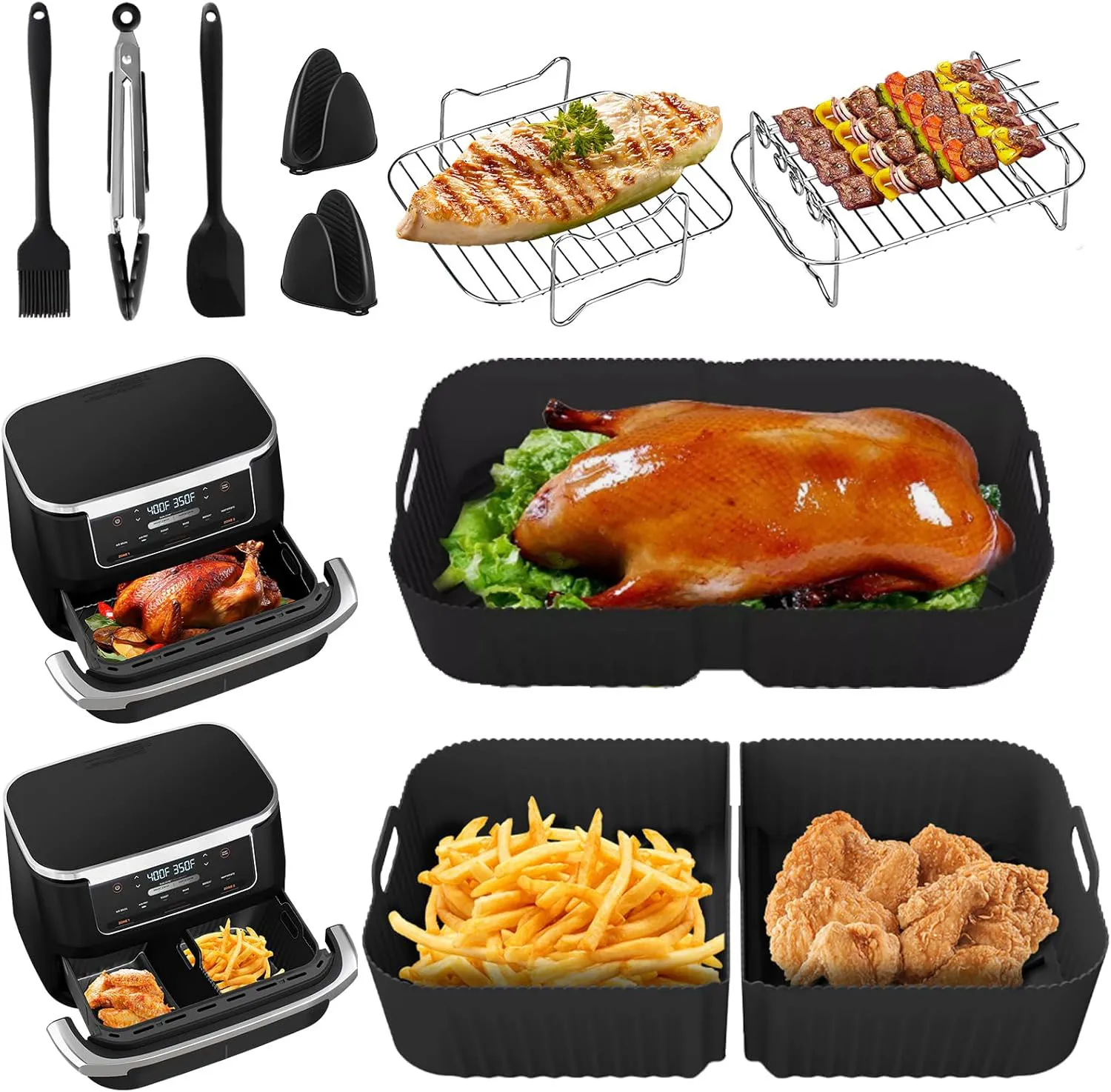 Аксессуары для аэрогриля для гибкого ящика Ninja Foodi AF500EU AF500UK/AF500UKCP