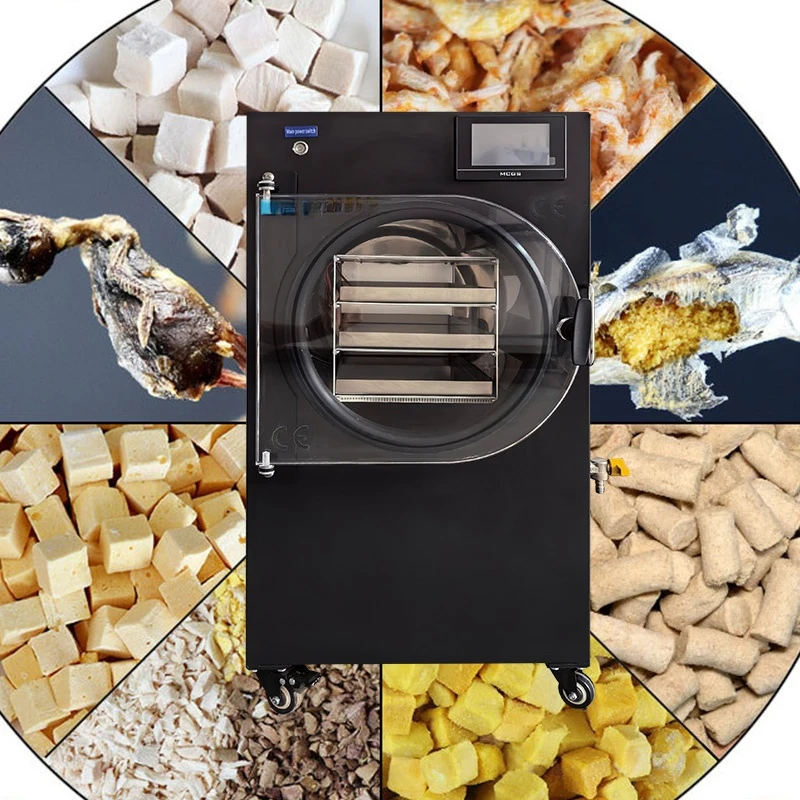 Best Price 4-6Kg 4 Trays Lyophilizer Sale For Oligopeptide Lyophilized Powder Freeze-Dried Mask - And Vacuum Freeze Dryer