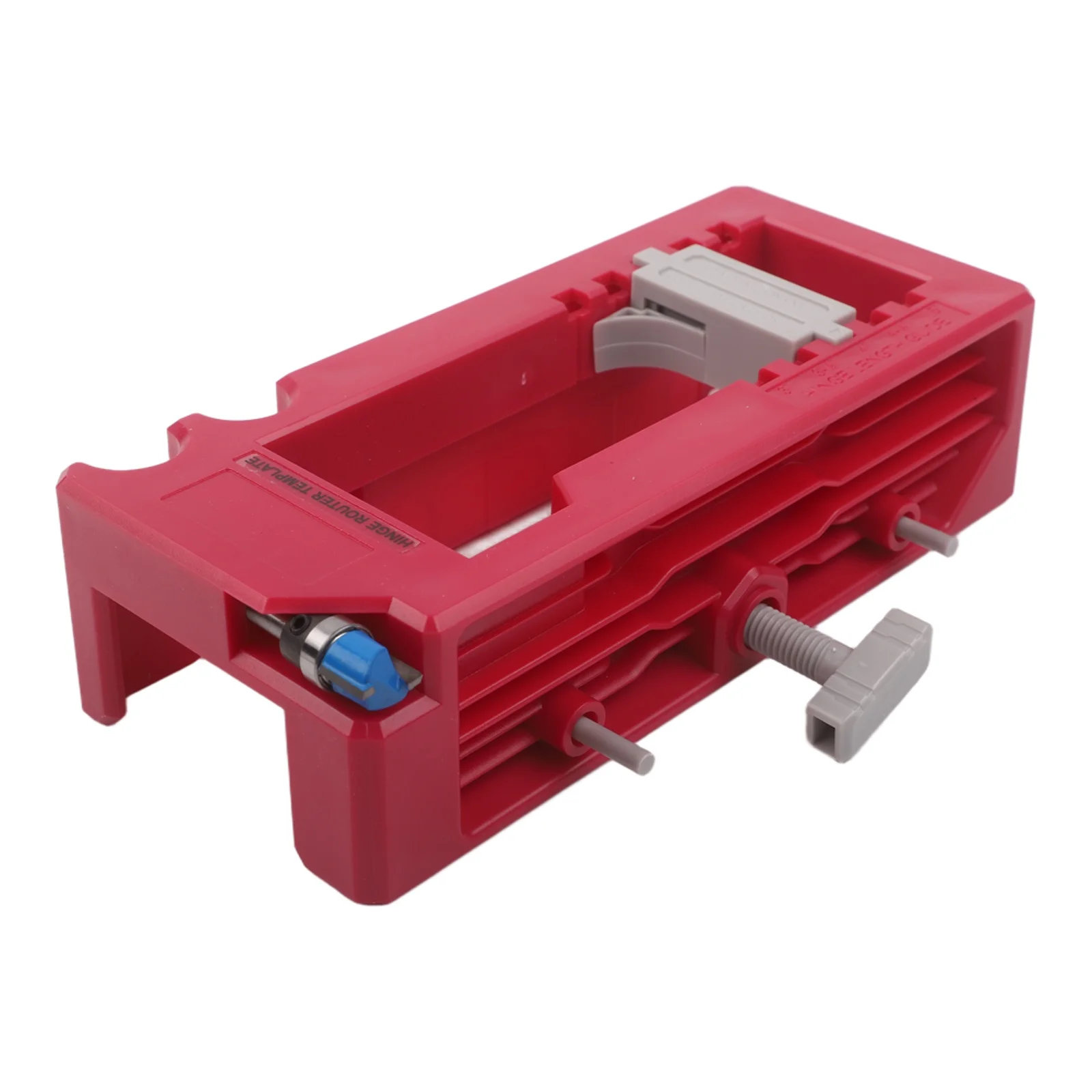 Door Hinge Installation Kit With Router Template, Precision Mortiser Jig For Square And Rounded Corners, Adjustable Door Thickne