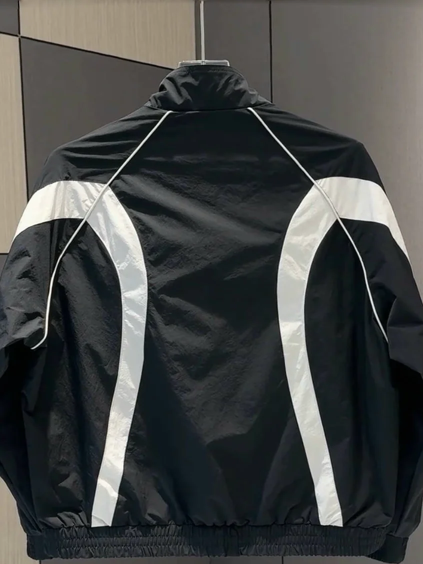 

Мужская модная демисезонная куртка-бомбер с воротником-стойкой, повседневная, универсальная, на молнии, для активного отдыха