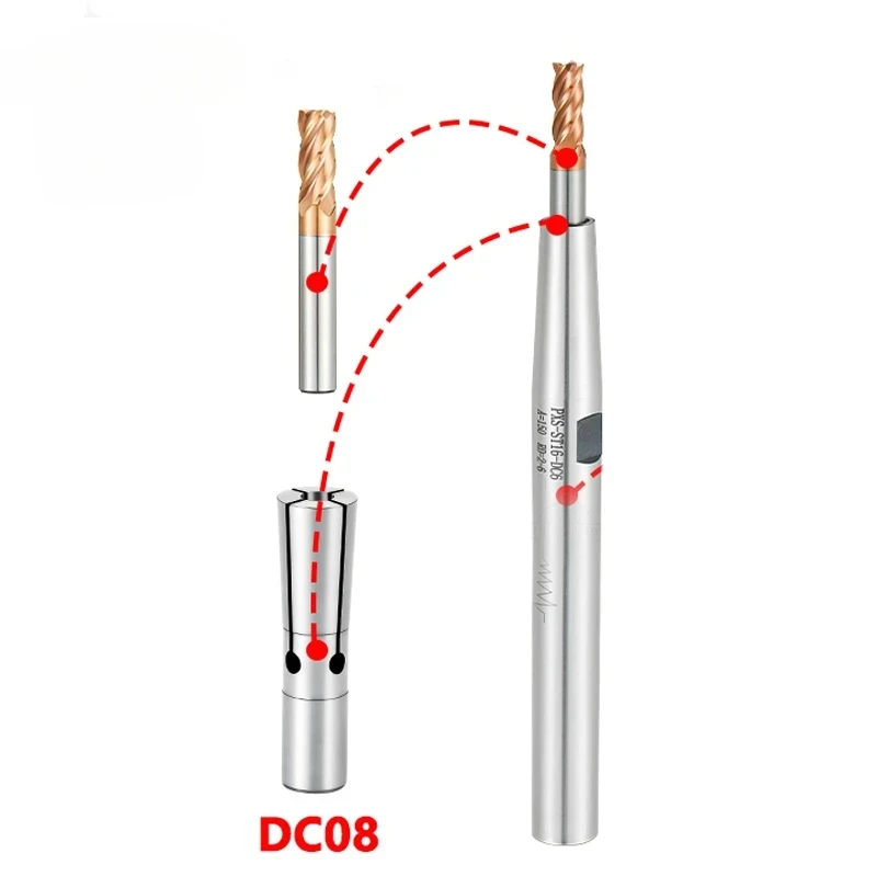 DC-Verlängerungsstange C10 C12 C16 C20 C25 DC4 DC6 DC8 DC12 ST10 ST12 ST16 ST20 QIYI Verlängerungsstange für die Tieflochbearbeitung