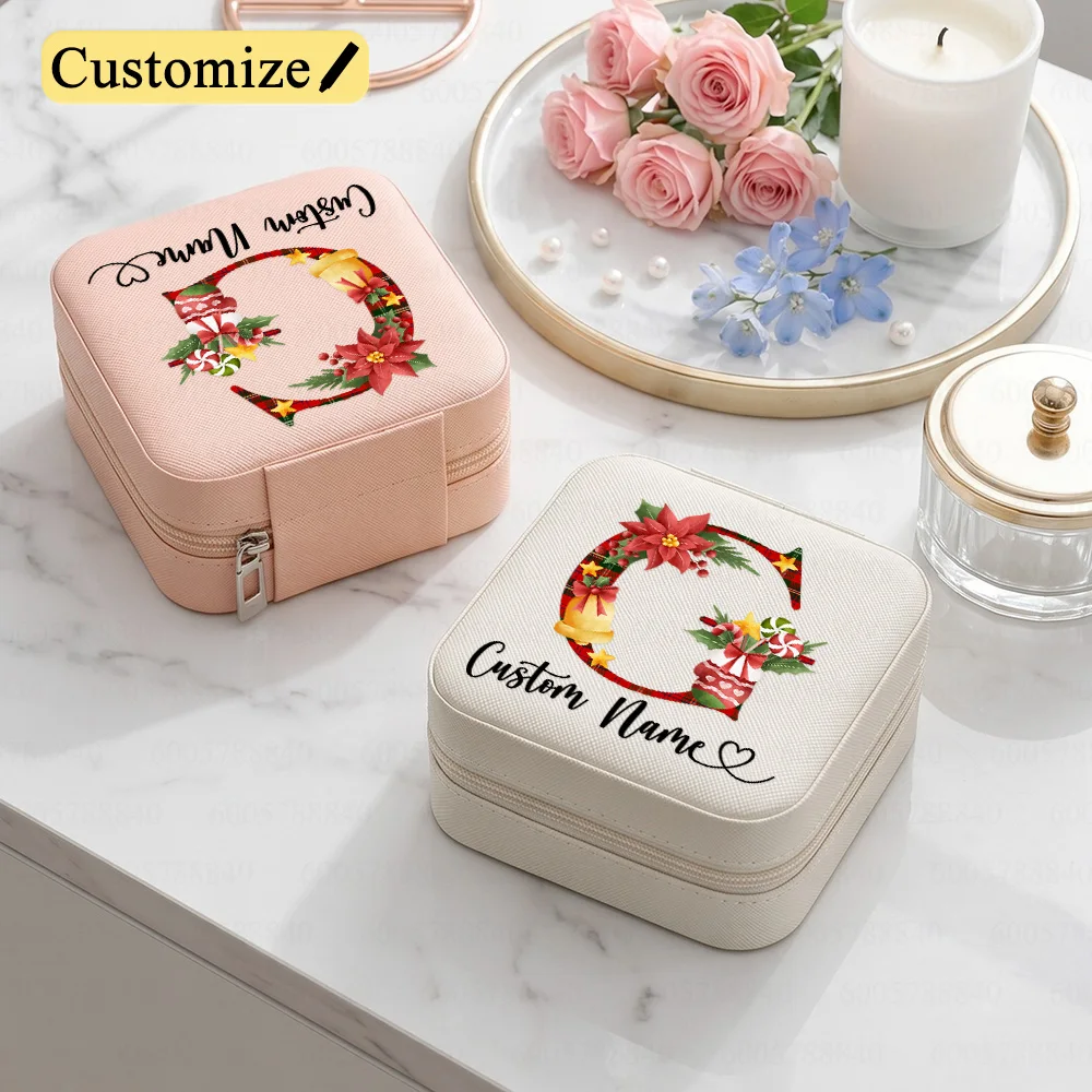 Personalized Name Christmas Jewellery Storage Box