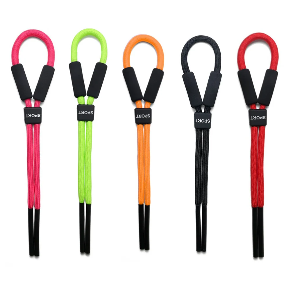 /5pcs /Colorful /Adjustable Floating Sunglass Straps Elastic Polyester Eyewear Cords For Fishing Cycling Skiing Swimming Sports