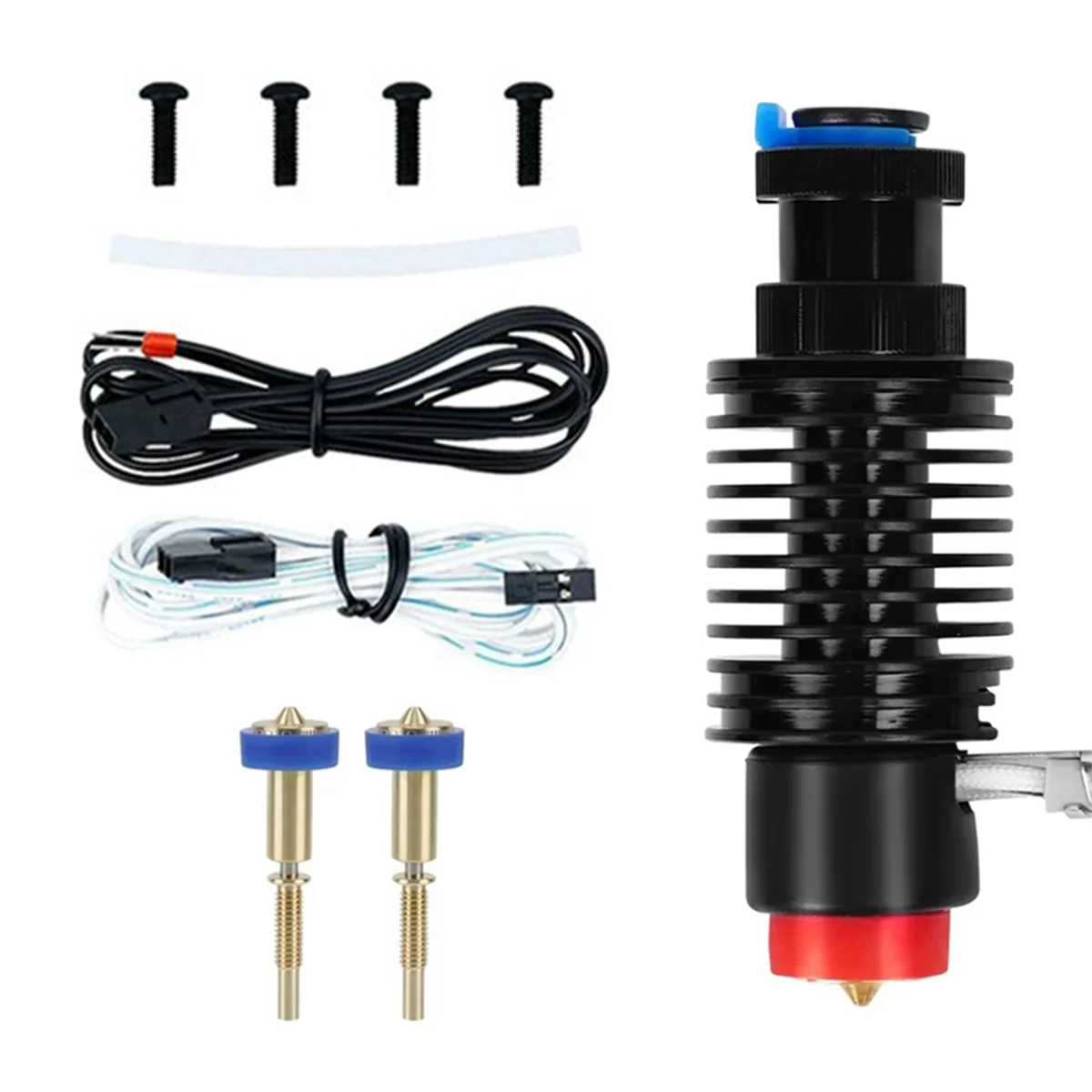 

ABLG для керамического комплекта Hotend V6, латунное сопло радиатора, керамический нагревательный сердечник для деталей 3D-принтера Paketa D