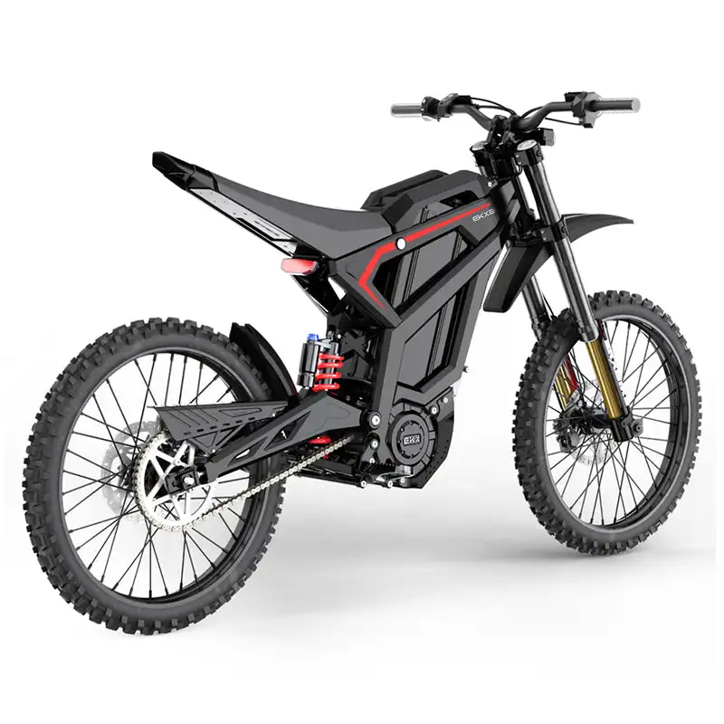 16800W Peak Power Mid‑Drive Electric Dirt Bike EKXBIKE M1, Max Speed 100KM/h Adult Off‑Road Mountain Electric Motorcycle, 72V 50Ah Lithium Battery High Speed Ebike image 6