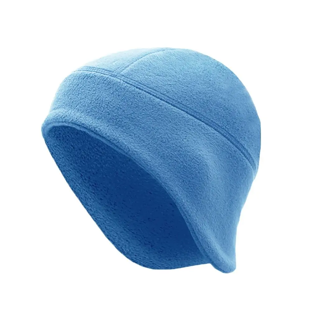 Winter Polar Fleece Beanie Hat Warm Thermal Running Cycling Cap Slouchy Windproof Sport Caps for Men Women