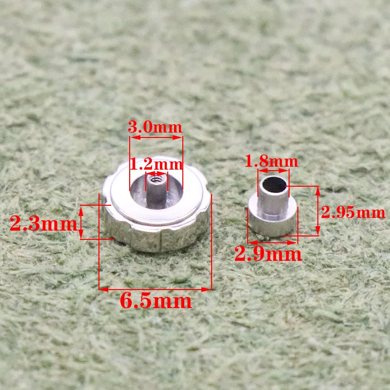 Per Baume & Mercier clasma accessori per tubi a corona con testa di orologio