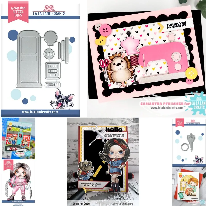 Sewing Marci Girl Power New 2025 metal cut dies and clear stamps scrap booking to make paper  engraving frames card craft set