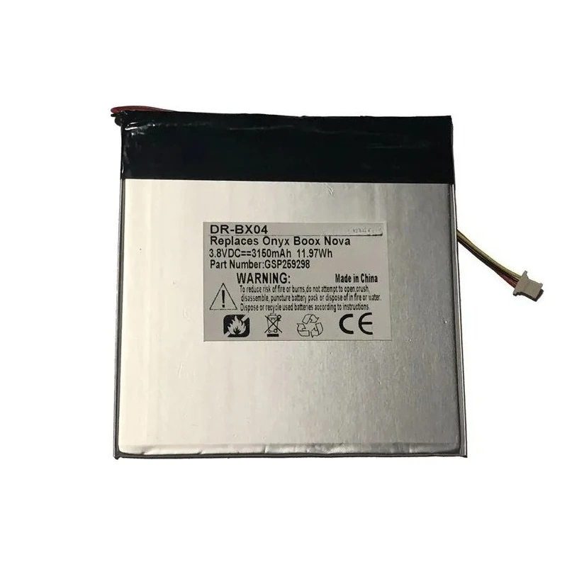 [CLP259297] for Onyx Boox Nova 3 Nova Air E-reader Battery Replacement Rechargeable Li-ion Power Cell for Digital Book Reader