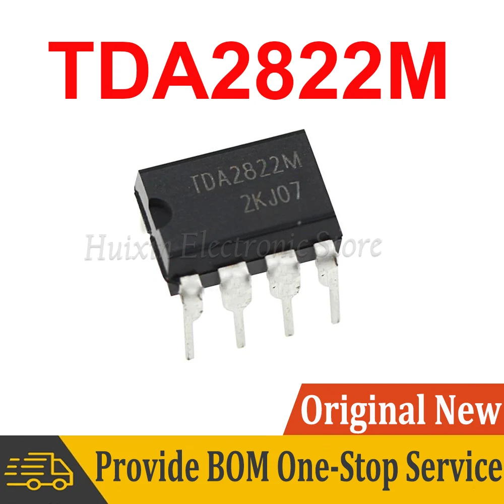 10pcs TDA2822M DIP8 TDA2822 DIP 2822M DIP-8 New and Original IC Chipset