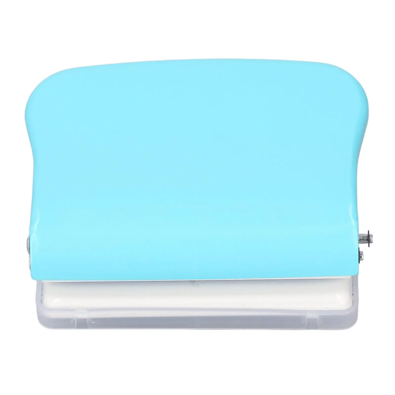 Handheld Portable Spiral Binding Machine for A4 A5 A6 A7 - Round Hole Puncher - Light Blue - Ideal for School & Home Use