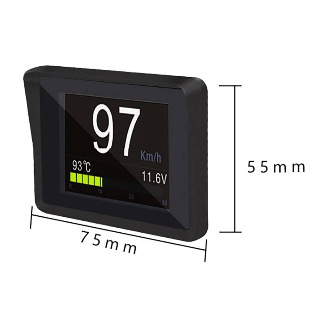 Voor Auto A203 Obd2 Boordcomputer Auto Digitale Computer Trip Display Snelheid Brandstofverbruik Meter Obd2 Scanner