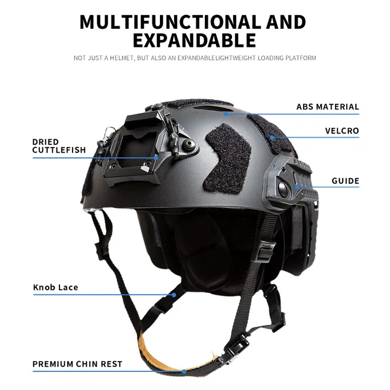 TB-FMA Outdoor New FAST SF Helmet Right Angle Vent Hole Safety Protective Cycling HELMET TB1462 M/L L/XL