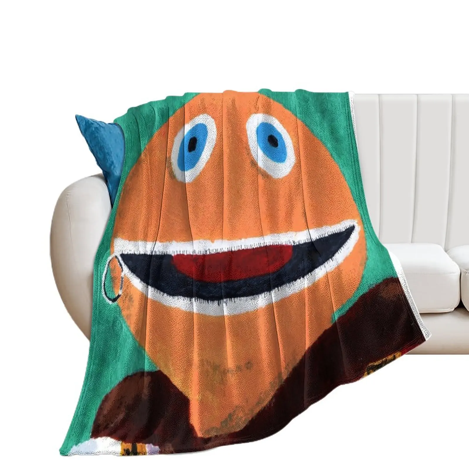 King Zippy The Rainbow King (Le Roi Zippy) Throw Blanket Warm Soft Blankets