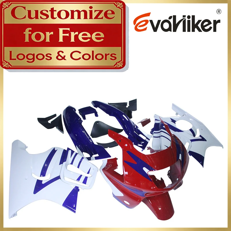 

Motorcycle Fairings For Honda CBR600F3 1995 1996 F3 95 96 white blue red ABS Fairing Kit Customizable Colors