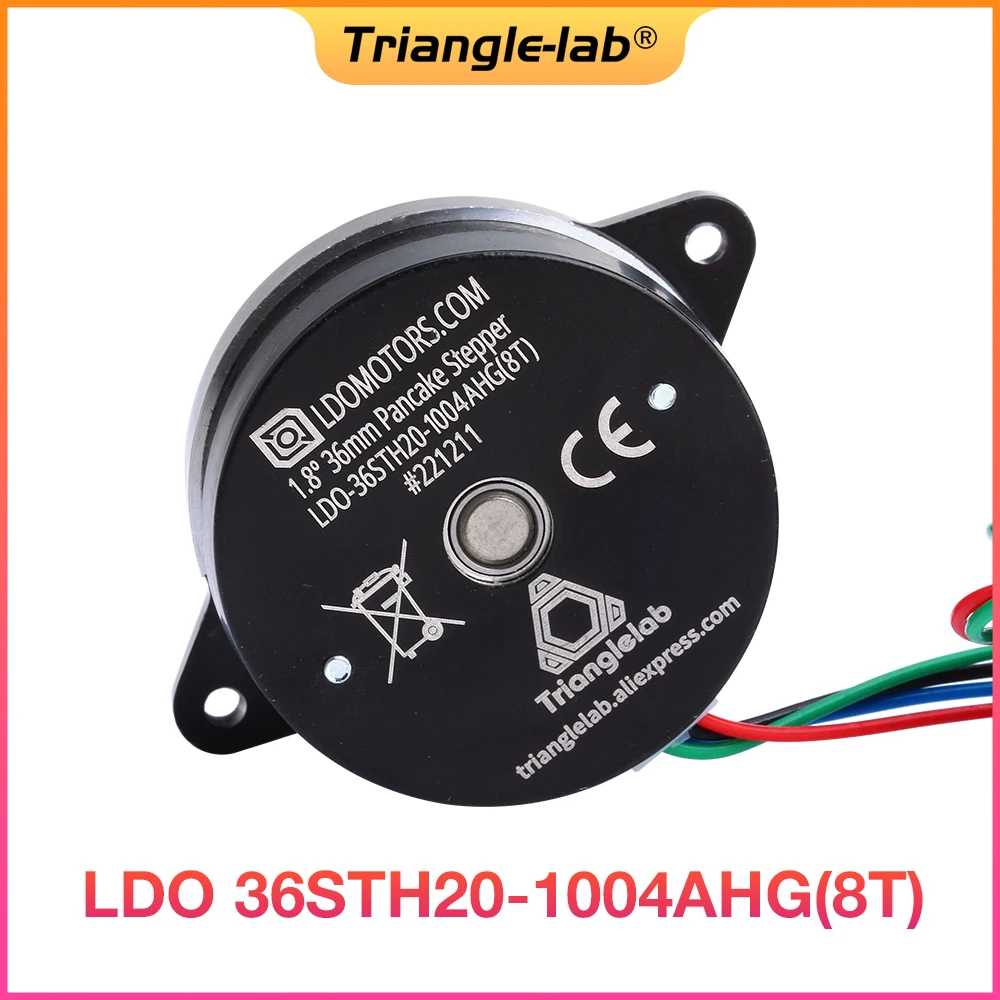 R Trianglelab LDO NEMA14 Motor 8T LDO-36STH20-1004AHG High Temperature For TBG TBGS TBG-AIR Sherpa DDE 3D Printer