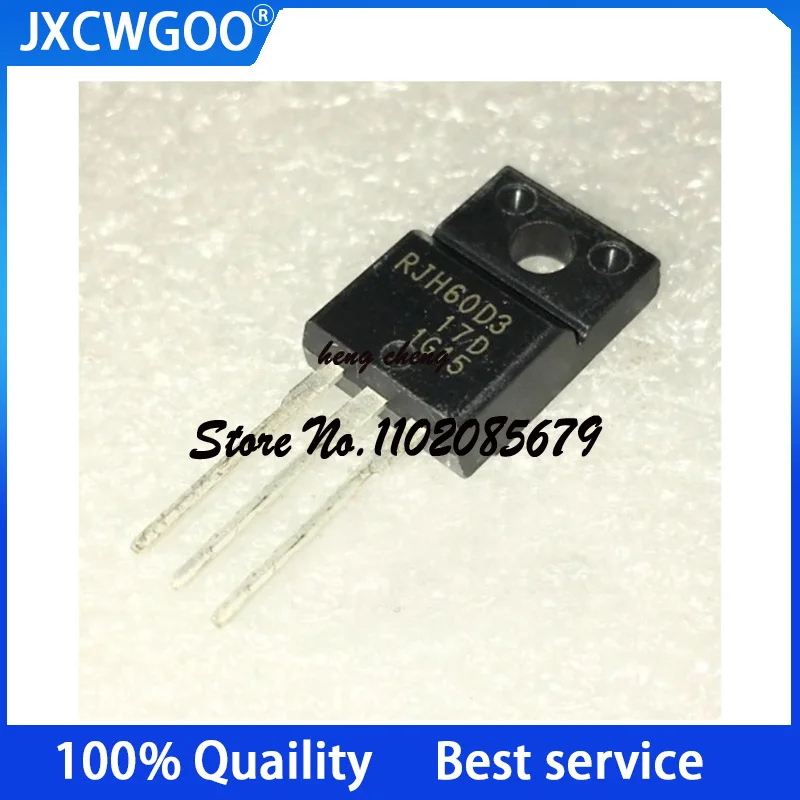 

100PCS 100% New Original RJH60D3DPP-M0 RJH60D3DPP RJH60D3D TO-220F IGBT 600V 17A