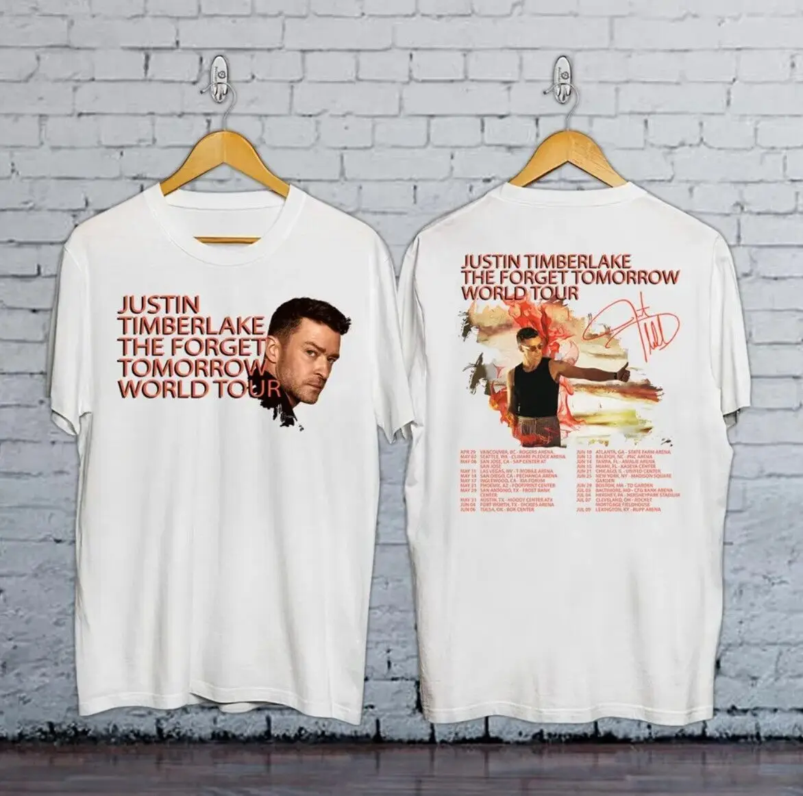 Justin Timberlake Tour 2024 Shirt, Justin Concert Shirt, 2 Sided T-Shirt