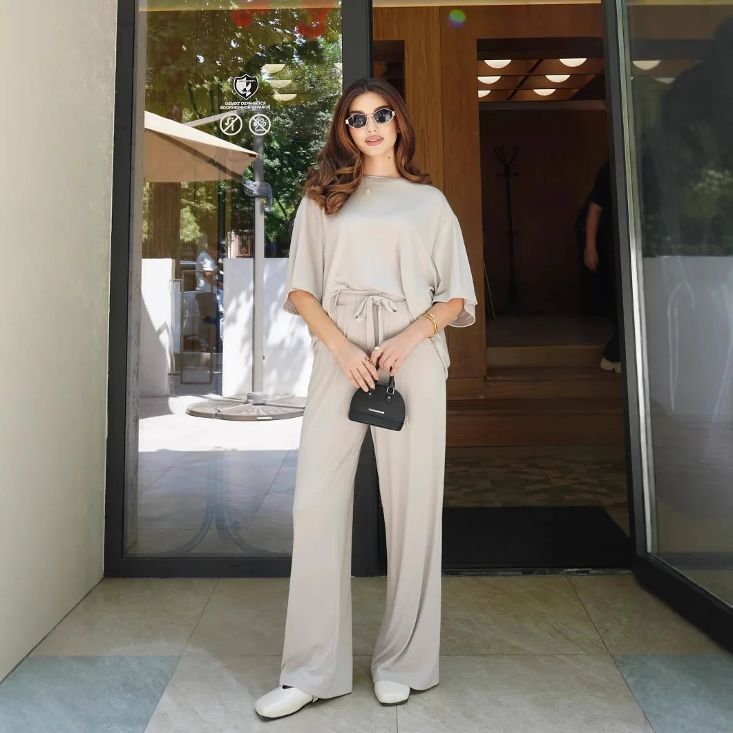 

Оптовая продажа Абая для женщин Дубай Мусульманская женщина Исламская Абая Женский комплект из двух предметов Брюки Этническая одежда Комплекты из 2 предметов Лето