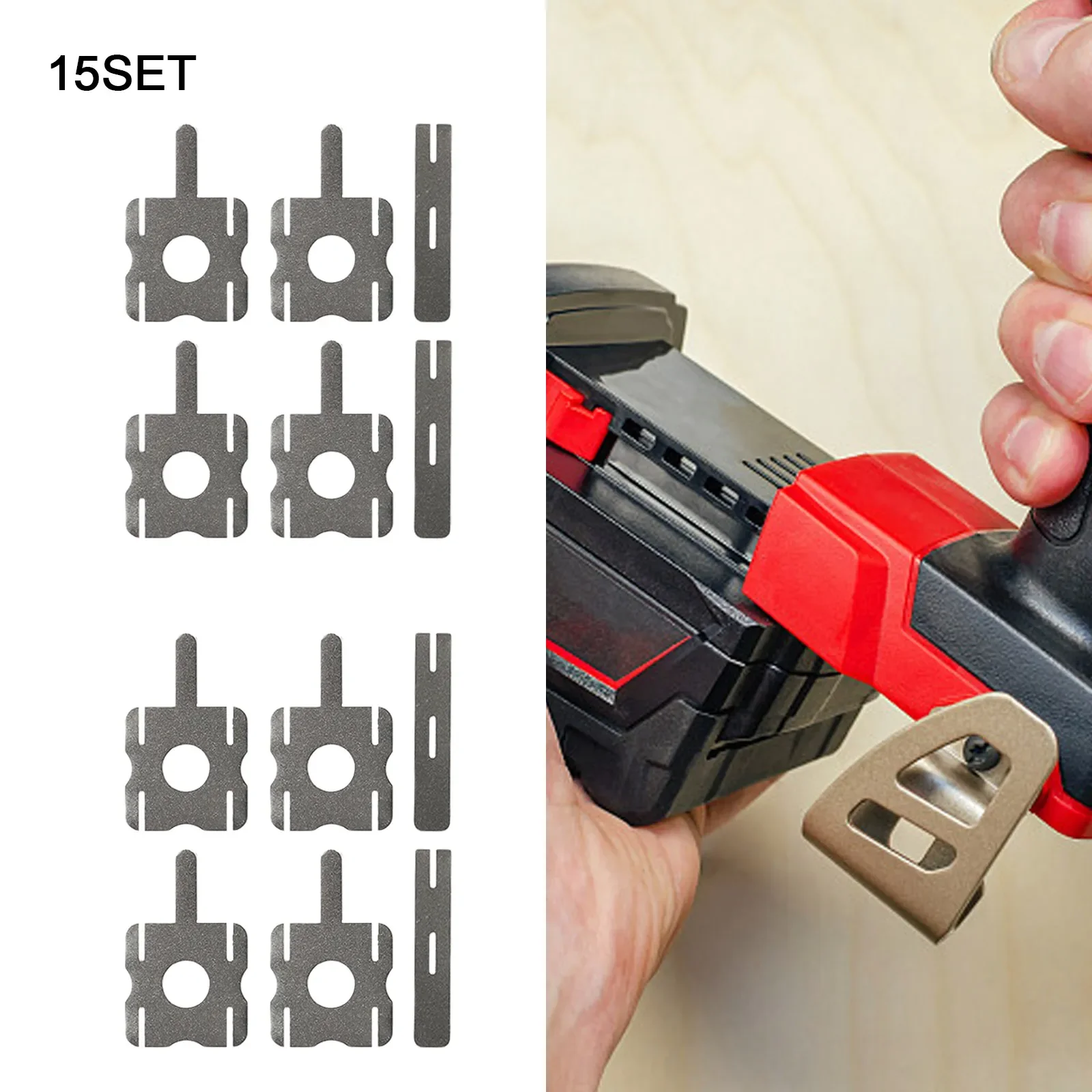 Imagem -02 - Folha de Níquel para Bateria de Lítio Soldagem a Ponto Fita Conector Ferramentas Cinto de Aço Banhado Alta Qualidade 15conjunto 90 Pcs