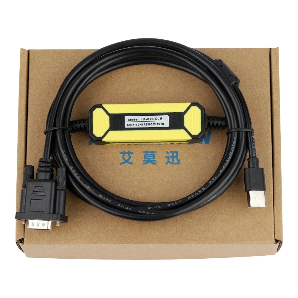 

AX-RS232C-9P Suitable for CKD Servo Drive ABSODEX TS TH Data Line Communication Cable Debugging Line USB Electrical Wire