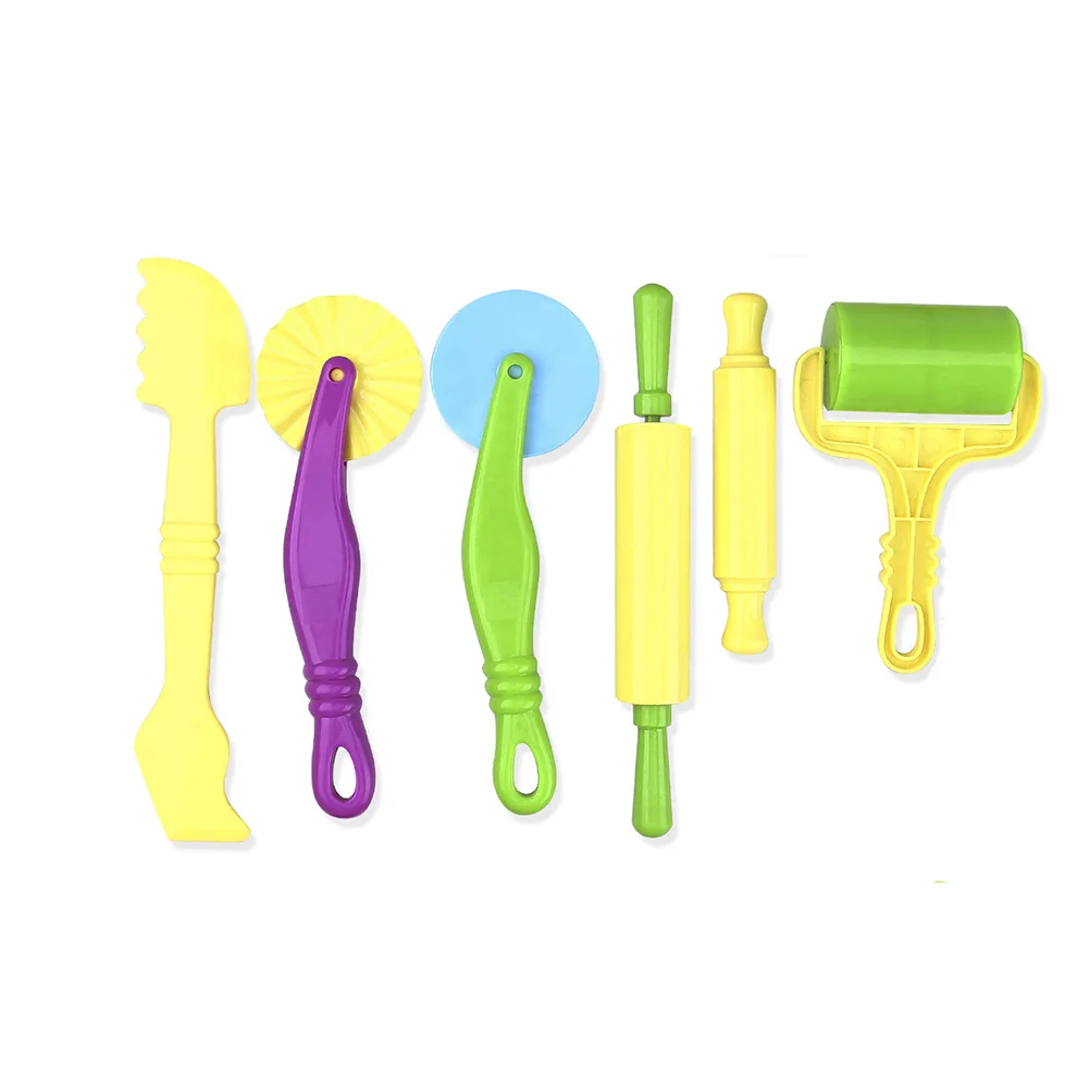 Ensemble d'outils en pâte à modeler pour enfants, jeu créatif, développement éducatif avec extrudeuse de moule, couleurs vives, couleur aléatoire, 32 pièces