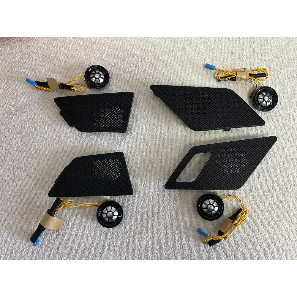8 Pcs High Quality Car Door Tweeter Cover For BMW X1 U11 2020-2026 Front Rear Door Speaker Trim Hifi System Upgrade Set