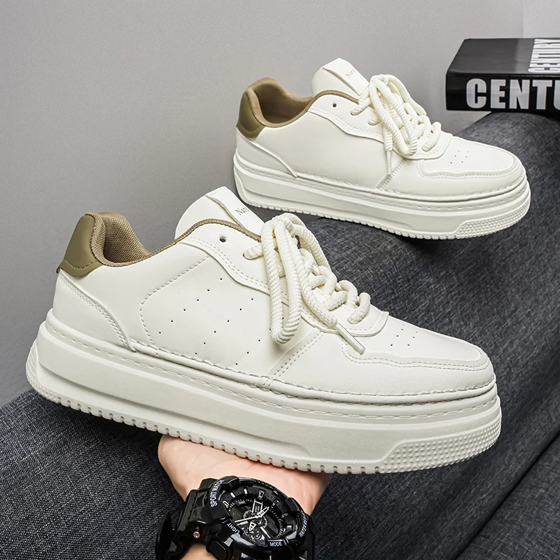 Men Flexible Daily Casual Sneakers Anti Skid Wear Resistant Sole Breathable Air Mesh Soft Shock Absorb Outdoor Training Footwear - view 4