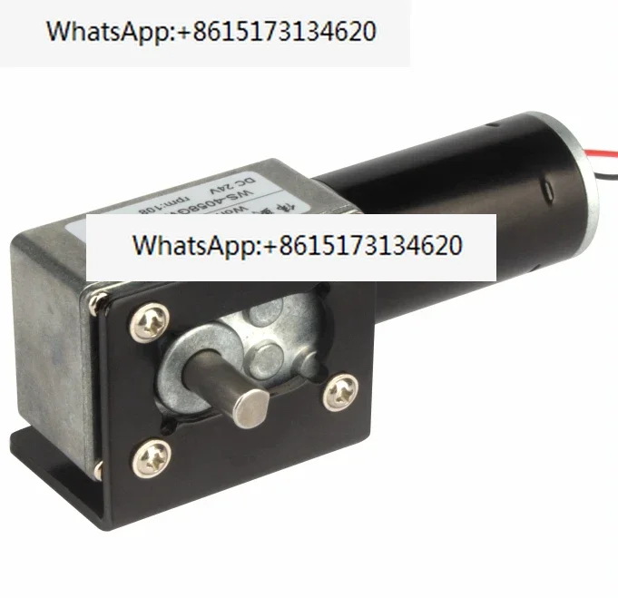 Turbo worm DC reduction motor 12V24V high torque low speed regulation micro forward and reverse slow speed self-locking