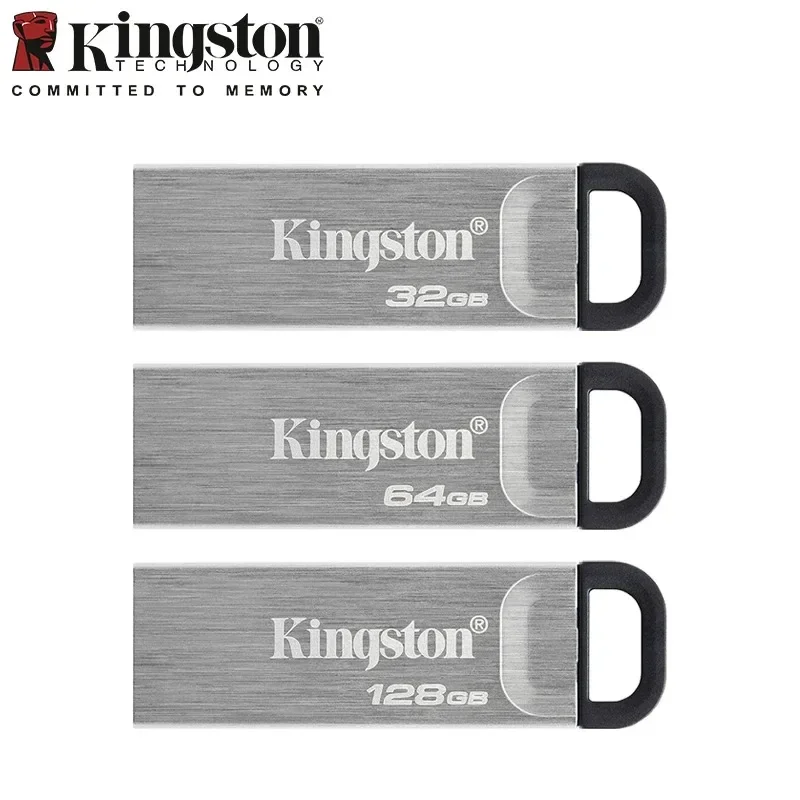 Kingston DataTraveler Kyson USB Flash Drive 32GB 64GB 128GB 256GB USB 3.2 Flash Penrive DTKN Pen Drive for Computer