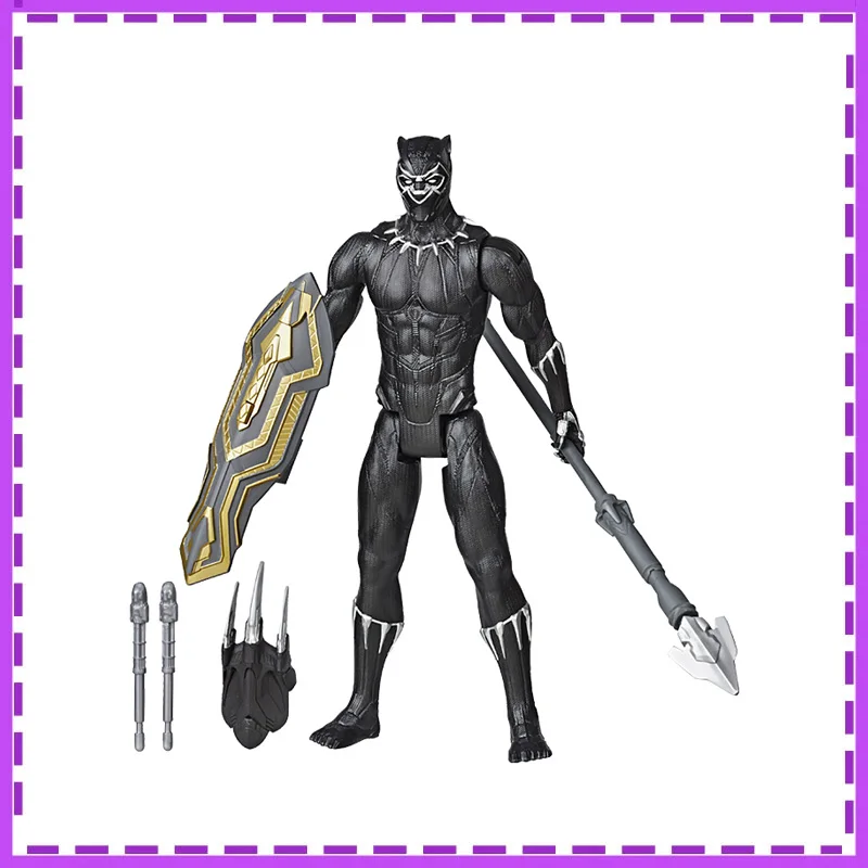 

Hasbro Anime Marvel The Avengers Black Panther Titan Hero Series Gifts for Children Action Figure Model Toys