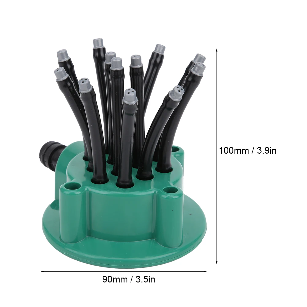 360 Degree Rotating Garden Sprinkler Multi Head Automatic Irrigation Sprayer Nozzle Lawn Watering System Garden Supplies view 6