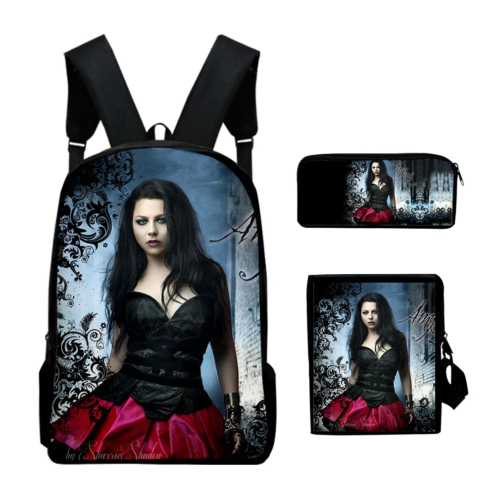 

Amy Lynn Lee Merch Backpack 3 Pieces Sets Fashion Rucksack Shoulder Bags Pencil Bag