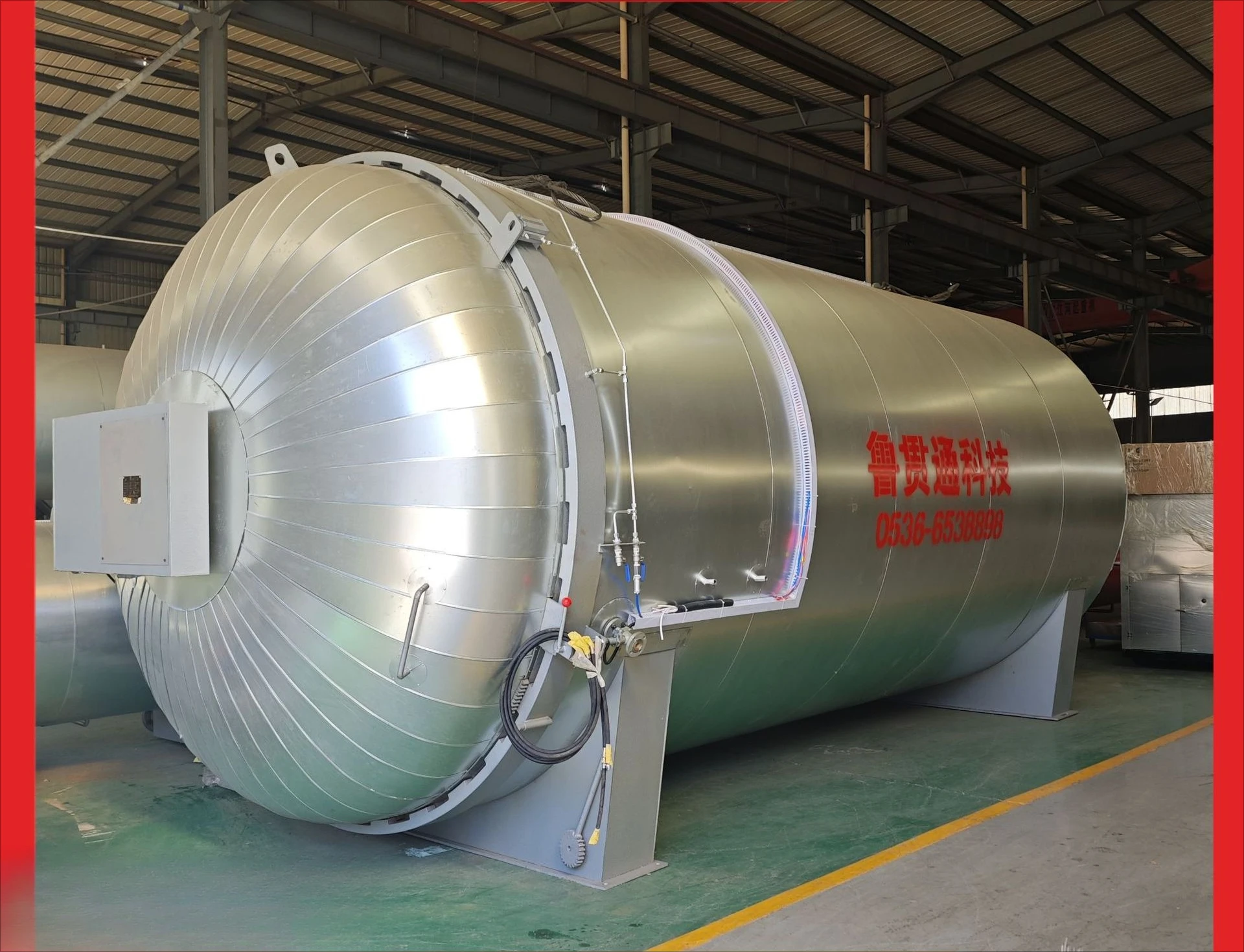 Electric Vulcanizing Tank, Smart Control System, Automatic Temperature and Pressure, Uniform Heating, Rubber Roll Production