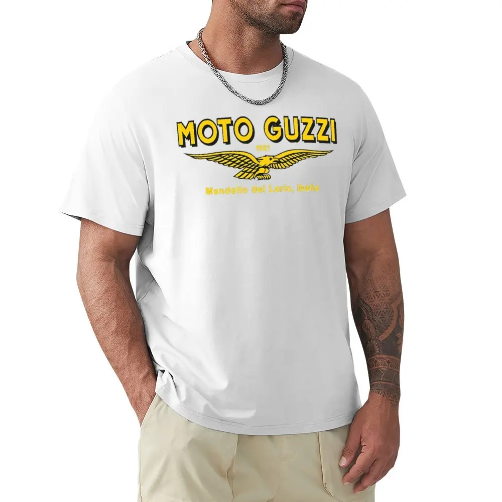 Moto And Guzziss. Mandello Del Lario. 1921 T-shirt Round Neck Sport T-shirts Classic Home Humor Graphic USA Size