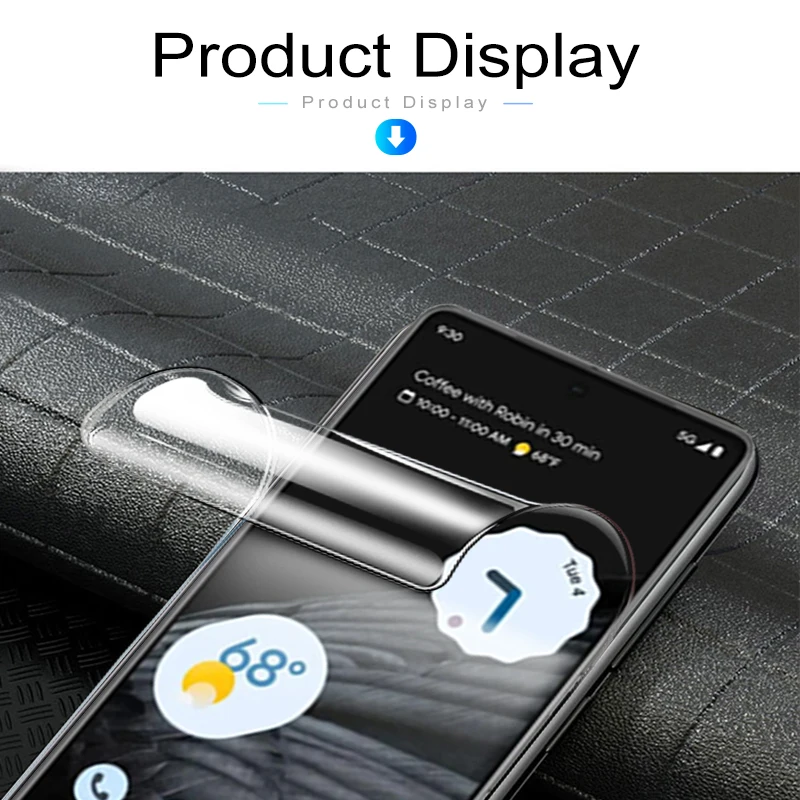 Película protectora de hidrogel para Google Pixel 7 Pro, Protector de pantalla de 6,7 pulgadas, 2 piezas