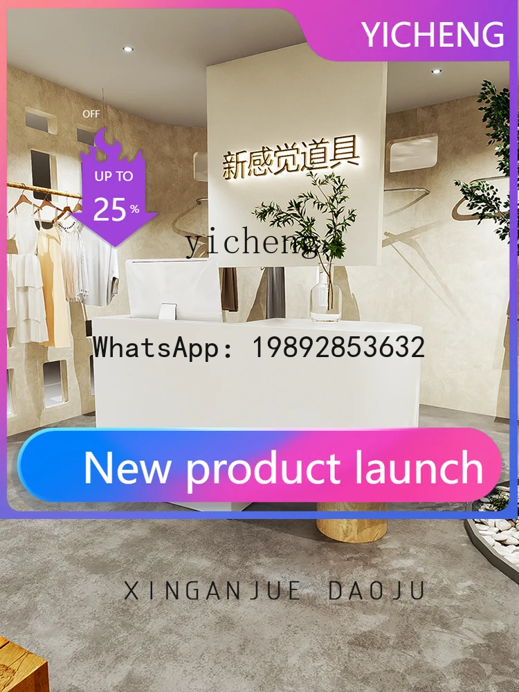 

Cashier Counter Shop Small Simple Modern Beauty Salon Bar Paint Reception Desk