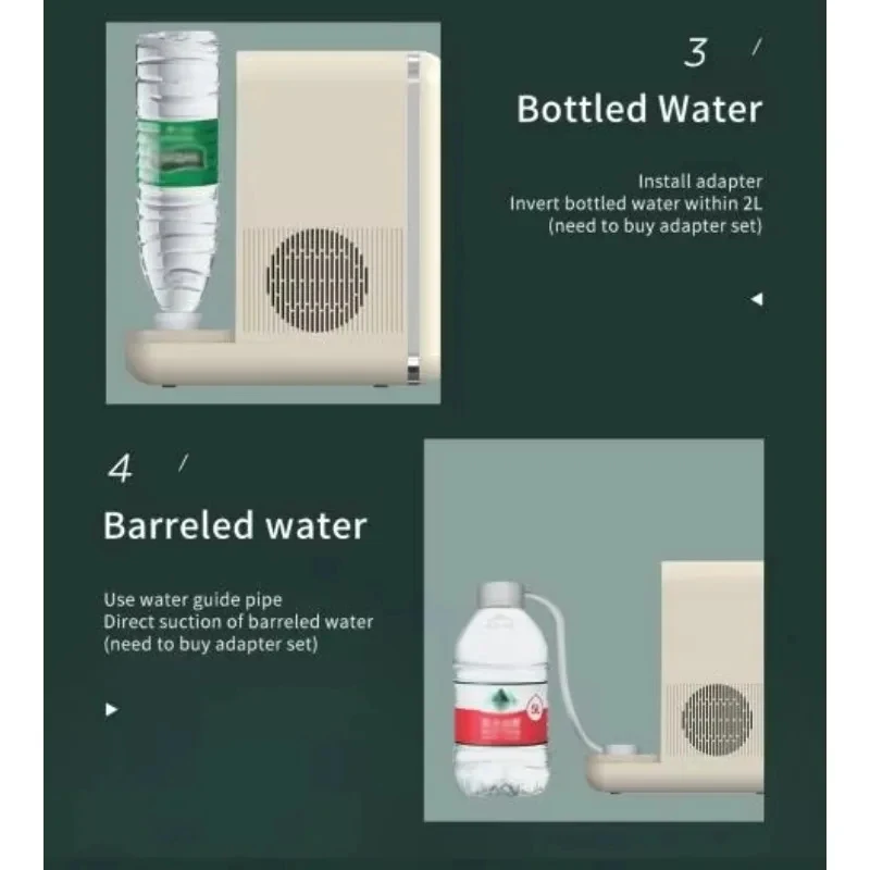 Atmospheric generator drinking Purifier hot and Cold dktop Bottle Dispenser