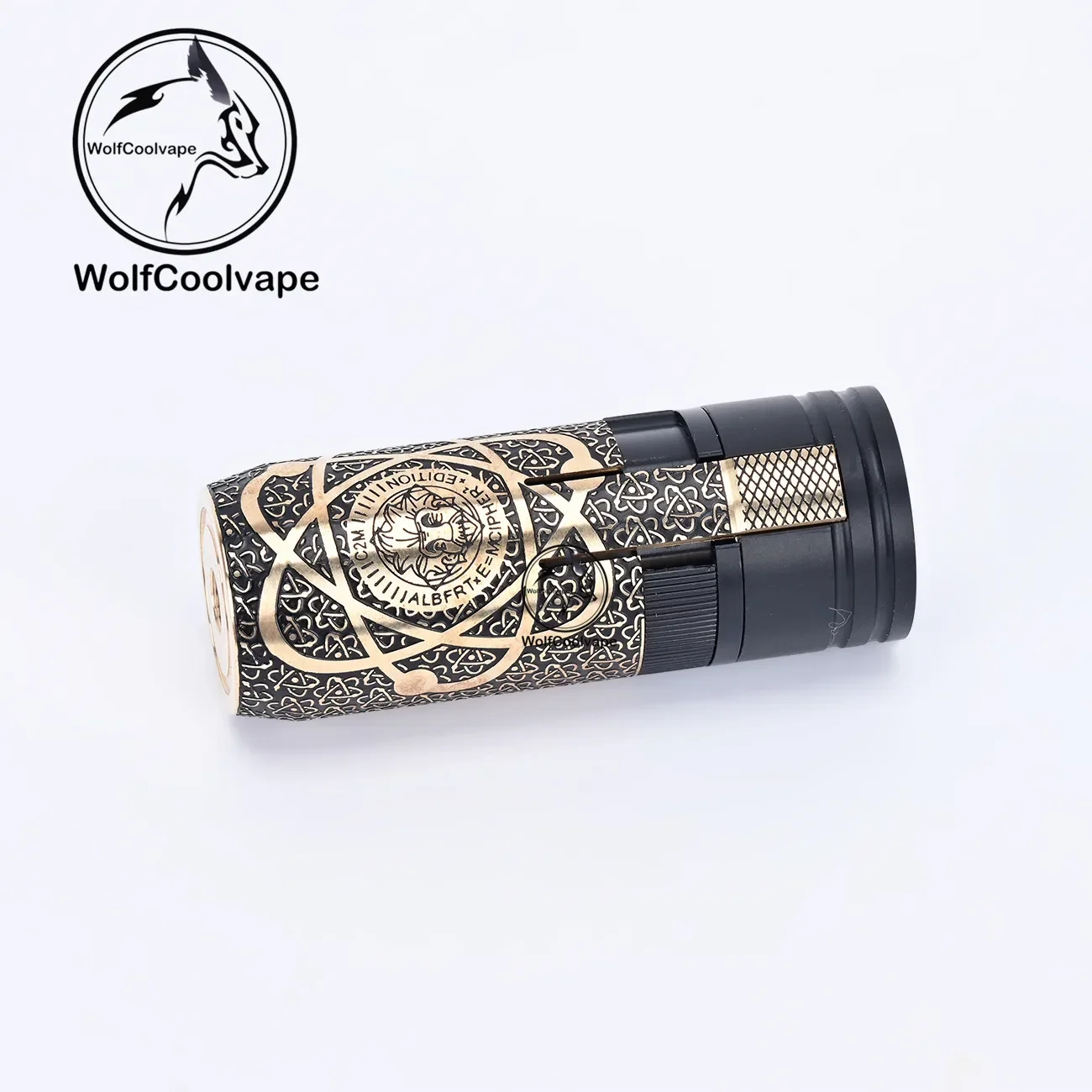 Wolfcoolvape 18650 Batería MK2 Mech Mod Material de latón Mecánico Vape Mod para DIY Vaping con atomizadores de tanque RDA RTA