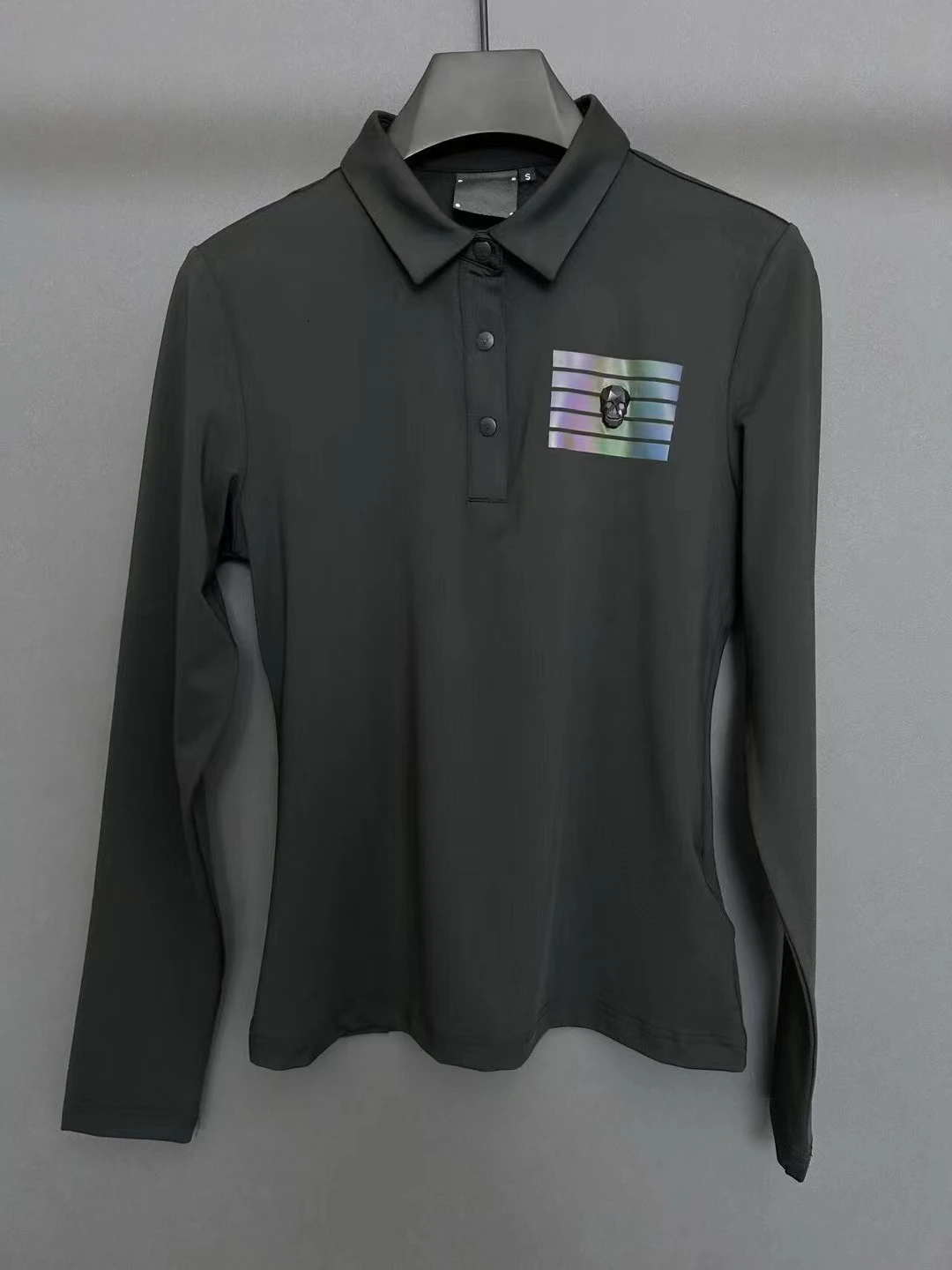 

Golf T Shirt Women 2025 Autumn Stand Up Collar Breathable Sports Golf Clothing Woman Long Sleeved Golf Top