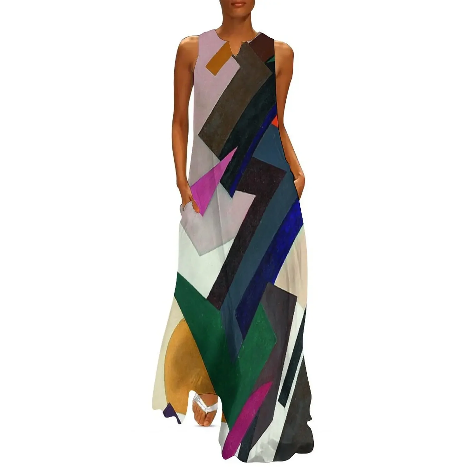 

HD. Suprematism, by Olga Rozanova Long Dress Women's skirt cocktail dresses Clothing female Woman clothing Dress