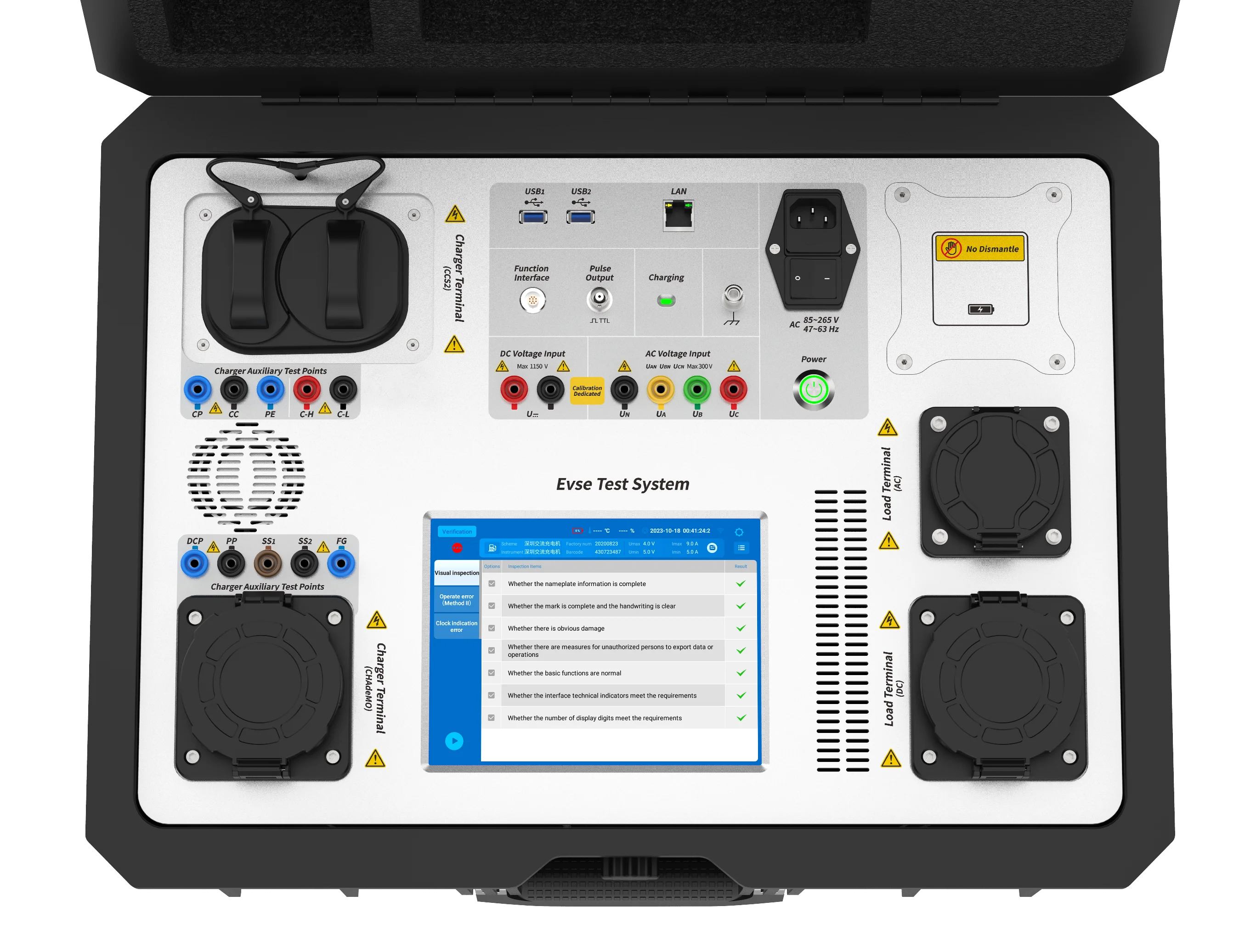 Xtester- TK4830 Portable Tester for AC DC EV Chargers AC and DC Integrated Charging Station Calibration Device