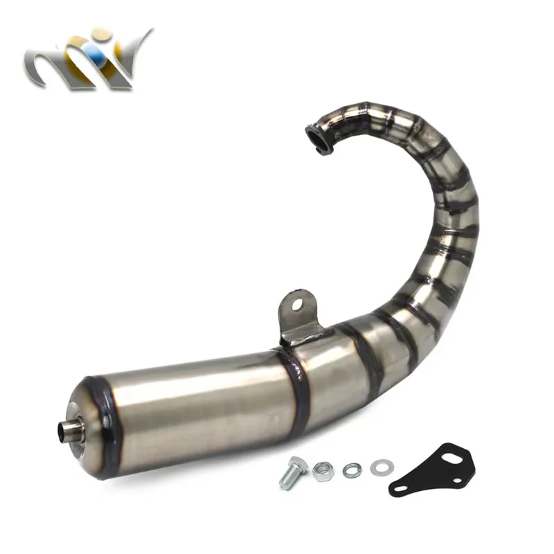 Exhaust Pipe DIO50 RRGS JISO 90-125cc Racing Scooter Exhaust System for Honda DIO AF17 AF18 AF25 AF27 AF28 Racing Muffler Pipe