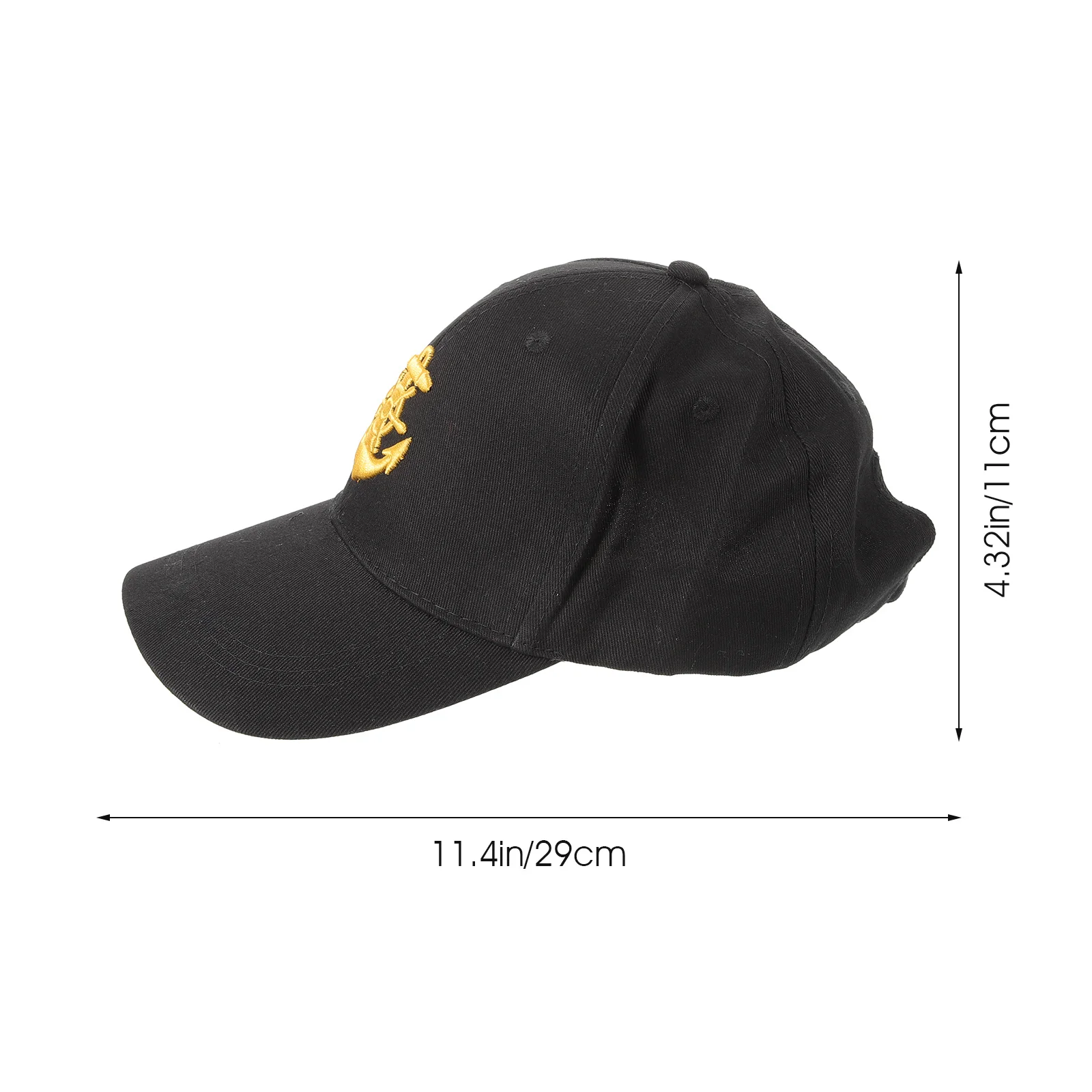 قبعة بيسبول بحرية بلغت ذروتها، قبعة بيسبول صغيرة خفيفة الوزن قابلة للتنفس كاجوال قابلة للتعديل للرجال والنساء