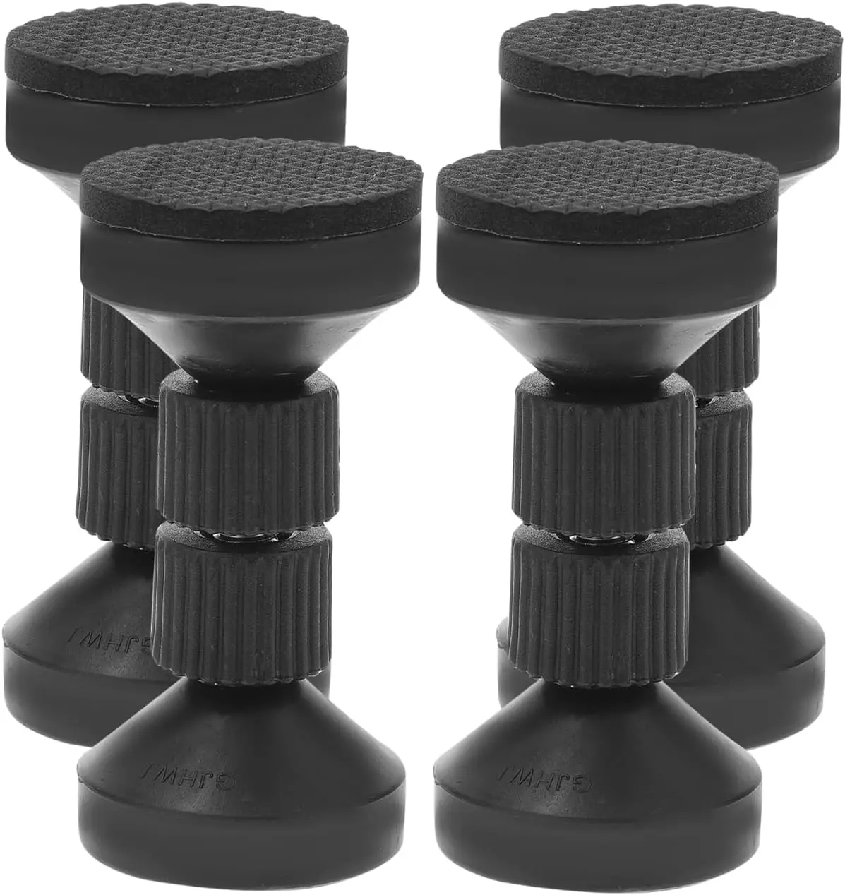 

4Pcs Adjustable Bed Stoppers Height-Adjustable Headboard Brackets Noise-Reducing Support For Bed And Furniture Stability