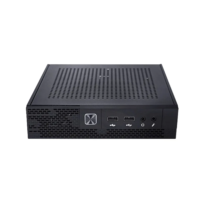 Factory Cheap Dual Core Compact Computing Desktop Computer with 8GB  64GB X86 Mini PC
