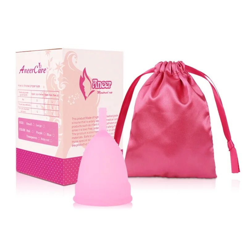 2PCS Menstruation Cup Certified Menstrual Cups Menstrual Bowls Period Disc Menstrual Cups Sterilizer NXWSHL02