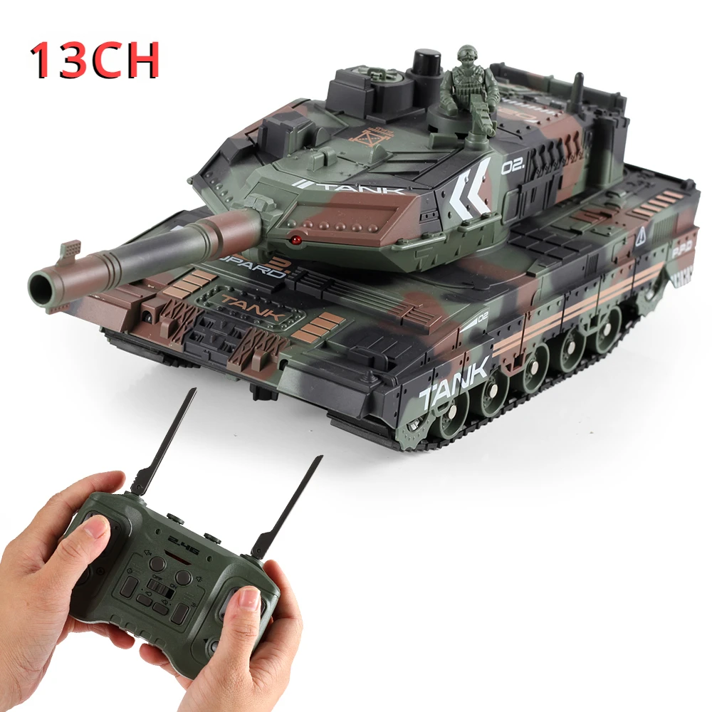 

2.4G Remote Control Tracked Simulation Tank Water Bomb Spray Remote Control Vehicle War Armored Vehicle Model Children Toy Gift