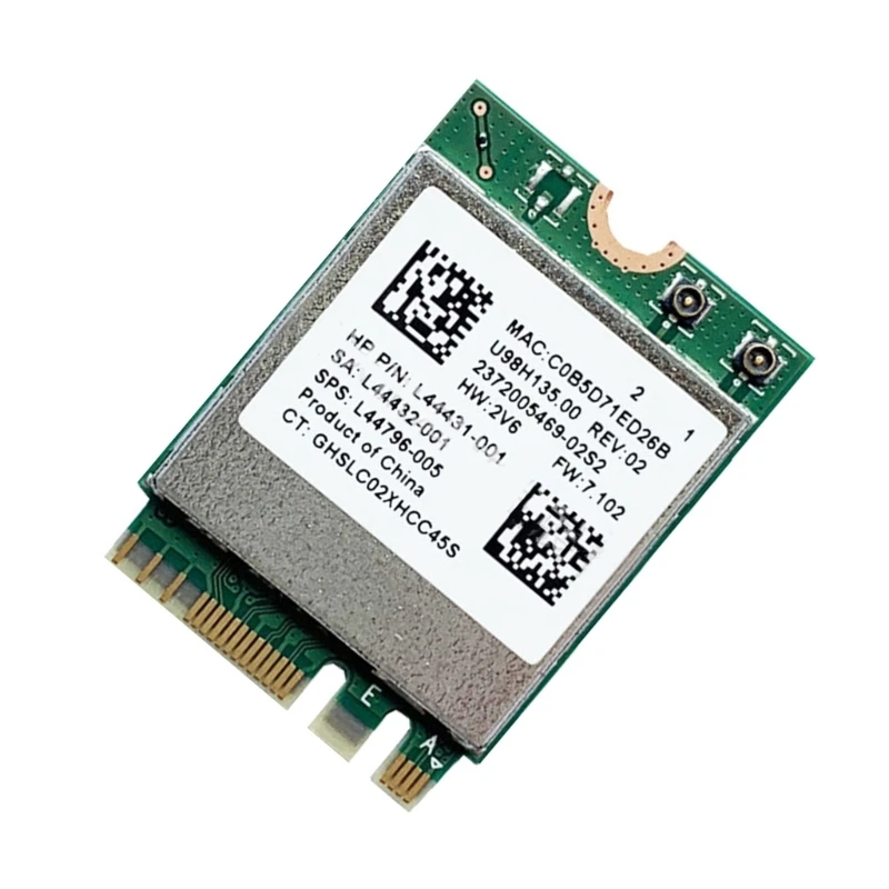 Placa sem fio 2.4ghz/5.8g-placa wi-fi BT-5.0 adaptador sem fio rtl882ce dropship