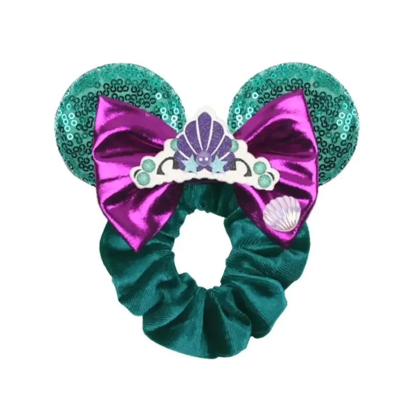 New Disney Elemental Mouse Ears Headband Women Sequins 4\